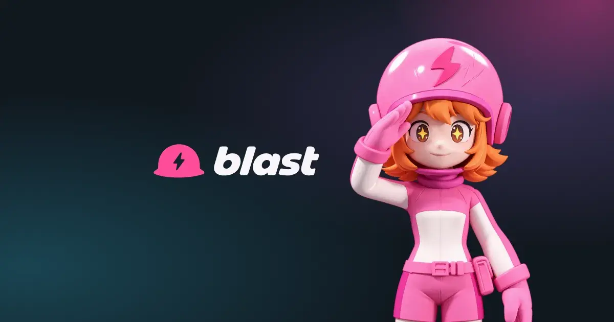 Blast.fun logo and mascot